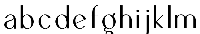 Ben-ExtraLight Font LOWERCASE