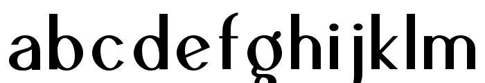 Ben-SemiBold Font LOWERCASE