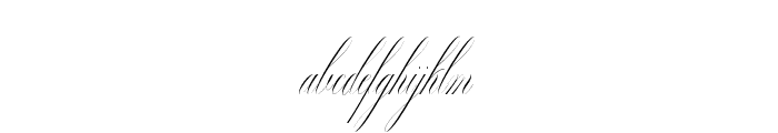BenallineSignature Font LOWERCASE
