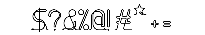 BenangMerah-Regular Font OTHER CHARS