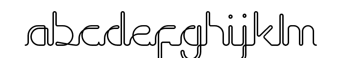 BenangMerah-Regular Font LOWERCASE