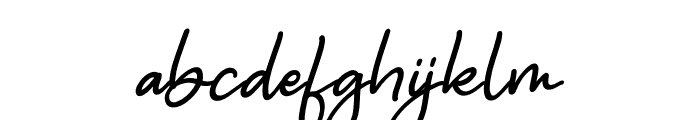 Benattia Signhale Italic Font LOWERCASE