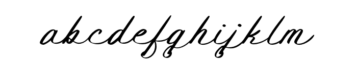 Bendhigola Script Font LOWERCASE