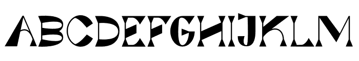 Bener Font UPPERCASE