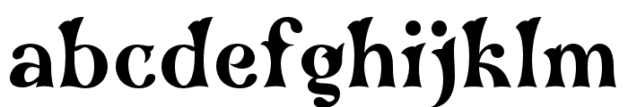 Benevolent Font LOWERCASE