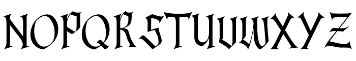 Bengky Stute Font UPPERCASE