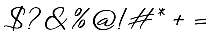 Benjamin Signature Bold Font OTHER CHARS