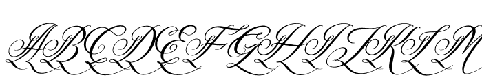 Benlanthy Italic Font UPPERCASE