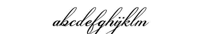 Benlanthy Italic Font LOWERCASE