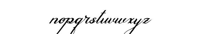 Benlanthy Italic Font LOWERCASE