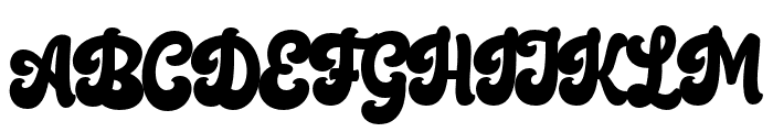 Benload Regular Font UPPERCASE