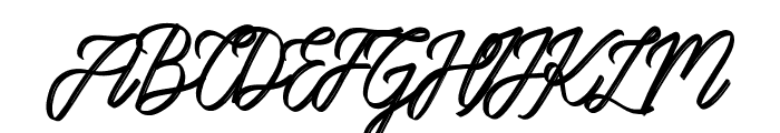 Bennington Glow Font UPPERCASE