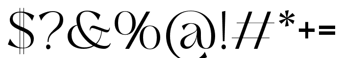Benpark-Regular Font OTHER CHARS