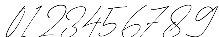 Bentila Signate Italic Font OTHER CHARS