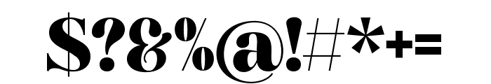 BentlayGhaster-Regular Font OTHER CHARS