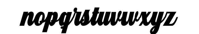 Bentley-ExtraBlack Font LOWERCASE