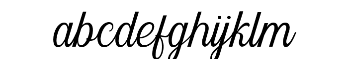 Bentley-Regular Font LOWERCASE