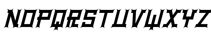 BentleyFloyd-BlackItalic Font UPPERCASE