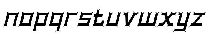 BentleyFloyd-BoldItalic Font LOWERCASE