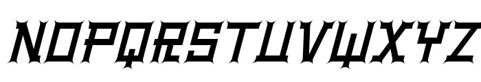 BentleyFloyd-ExtraBoldItalic Font UPPERCASE