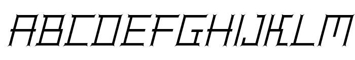 BentleyFloyd-Italic Font UPPERCASE