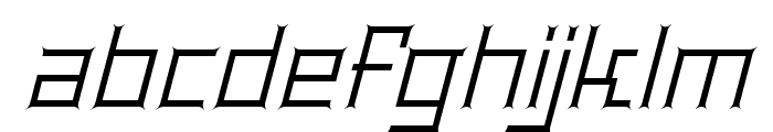 BentleyFloyd-Italic Font LOWERCASE