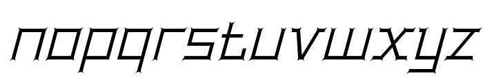 BentleyFloyd-Italic Font LOWERCASE