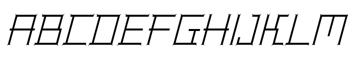 BentleyFloyd-LightItalic Font UPPERCASE