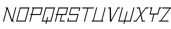 BentleyFloyd-LightItalic Font UPPERCASE