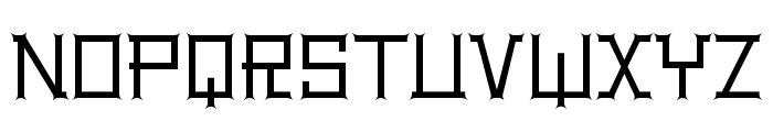 BentleyFloyd-Medium Font UPPERCASE