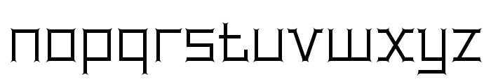 BentleyFloyd-Regular Font LOWERCASE