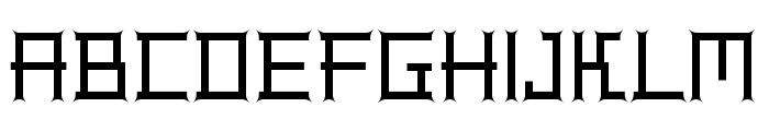 BentleyFloyd-SemiBold Font UPPERCASE