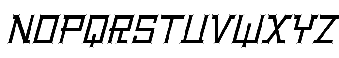 BentleyFloyd-SemiBoldItalic Font UPPERCASE