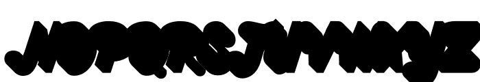 BentleyShadow-Regular Font UPPERCASE