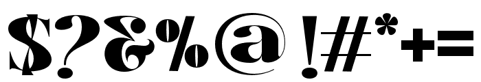 Bentoga-Black Font OTHER CHARS