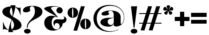 Bentoga-ExtraBold Font OTHER CHARS