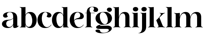 Bentoga-Light Font LOWERCASE