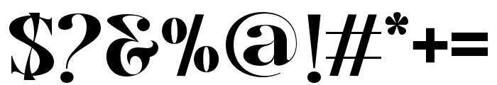 Bentoga-Medium Font OTHER CHARS