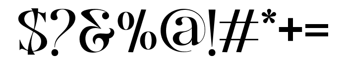 Bentoga-Thin Font OTHER CHARS