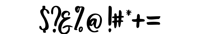 BentoniteScript Font OTHER CHARS