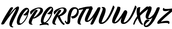 Bentos Script Font UPPERCASE