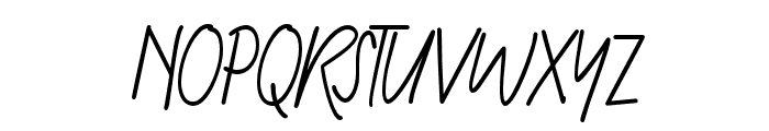 Bentroxs-Regular Font UPPERCASE