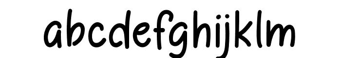 BenyGoldRegular Font LOWERCASE