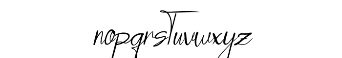 Benyoritha Italic Font LOWERCASE