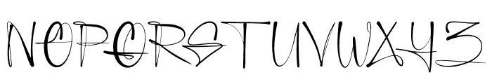 Benyoritha Font UPPERCASE