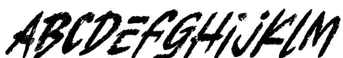 Benz Lokaly Italic Font LOWERCASE