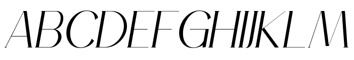 Berandal-Italic Font UPPERCASE