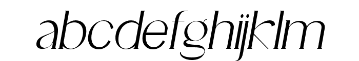 Berandal-Italic Font LOWERCASE