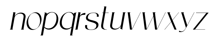 Berandal-Italic Font LOWERCASE