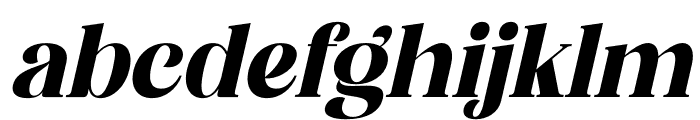 Bergante Italic Font LOWERCASE